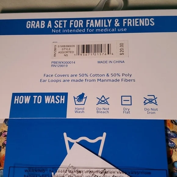 🍒NWT 3 FACE MASKS - Picture 3 of 7